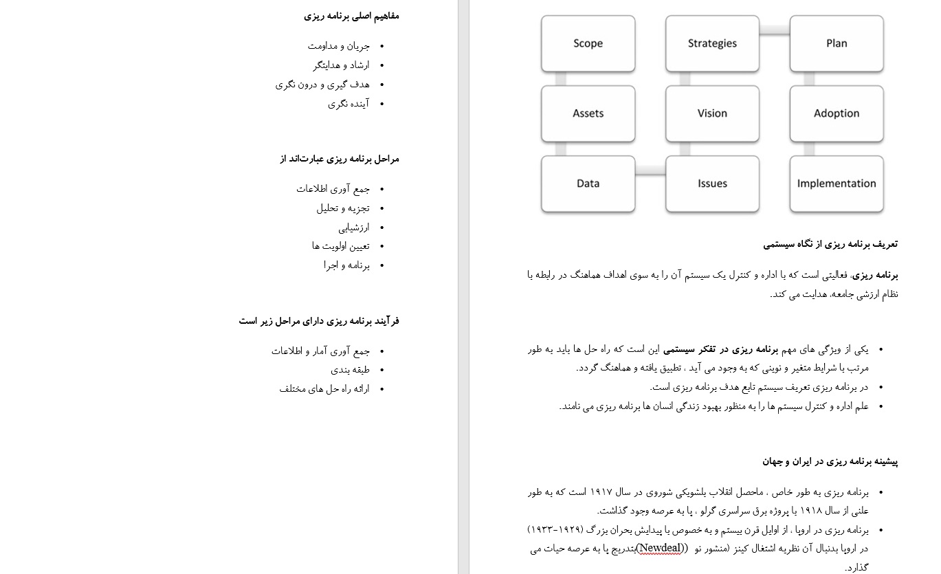 تحقیق برنامه ریزی و برنامه ریزی شهری - Image 2
